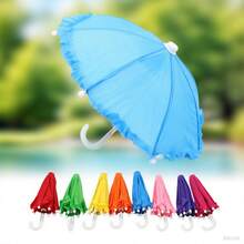 1 件娃娃风格时尚雨伞、摄影道具、雨天仙子