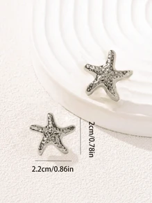 1 Paar stilvoller, eleganter und einfacher Harzohrringe, Strandaccessoires