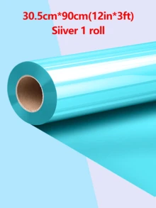 Colorful PU Heat Transfer Vinyl Roll, Various Colors Available, Easy To Cut And Peel, DIY Heat Press Pattern Transfer Film Suitable For T-Shirts, Pillows - Multicolor - View 22