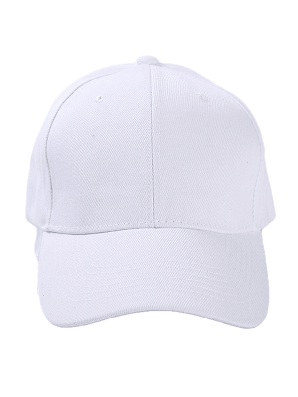 1pc Unisex Solid Color Plain Baseball Cap, Simple Casual Adjustable Snapback Hat For Outdoor Sports, Hiking, Fishing, Commuting, Lightweight Breathable Brim, Suitable For Daily Use, Summer & Autumn