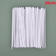 50 件无底座蜡烛芯 6~20 厘米无烟蜡芯适用于 DIY 蜡烛制作蜡芯手工蜡烛制作工具非常适合家庭和派对工艺品 - 彩色 - 查看 13