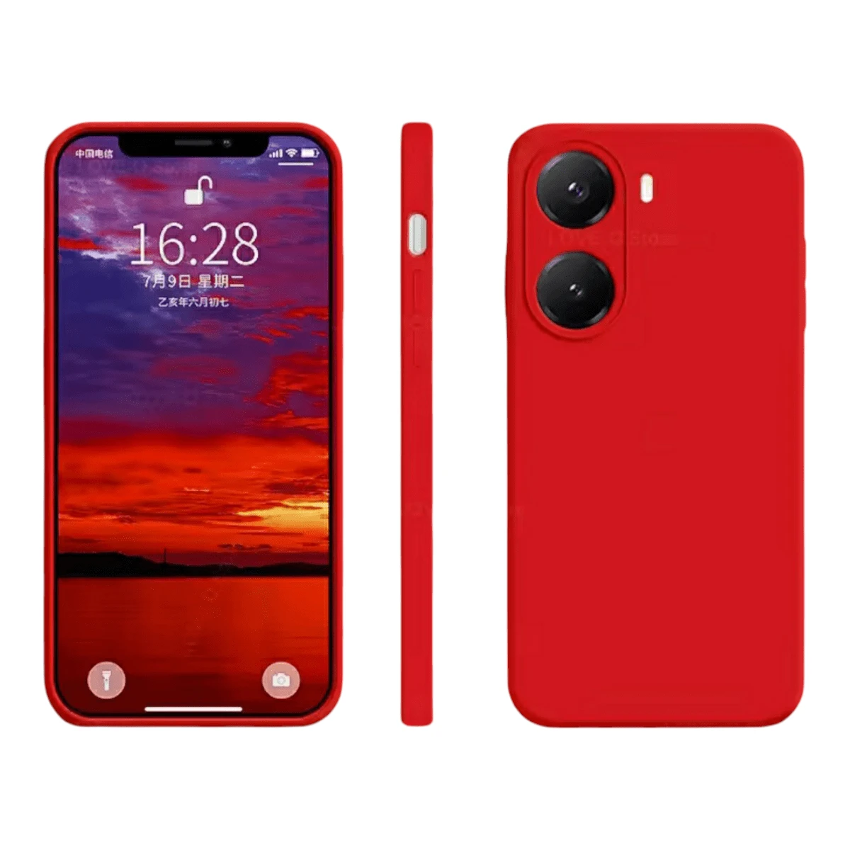 Mida Style Fashion Phone Cases - 紅色 - 查看 1