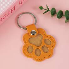 1 件宠物掉毛收纳钥匙扣，猫狗毛发收纳袋，皮革宠物毛发收纳包 - 彩色 - 查看 4