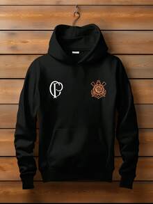 Unisex  Sweatshirt Timão Cold Weather Flannel Cotton Blouse Corinthians Winter Fashion