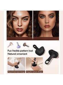 1pc/4 Colors Available, Silicone Freckle Stamp Makeup Tool Freckle Stamp Cosmetic Accessory, Imitation Concealer,Cheap,Stocking Stuffers,Makeup,Makeup Tools,Cheap Stuff,Gifts,Gifts For Women,Christmas Gifts - Multicolor - View 3