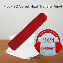 1PC Flock 3D Velvet Heat Transfer Vinyl - Multicolor - View 32