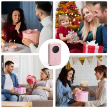 Phomemo 1 Label Maker With 1 Roll Of 12x40mm (0.47in X 1.57in) White Thermal Label Tape - D30 Portable Wireless Label Printer, Handheld, Thermal Printer With No Ink, 203dpi High Resolution Printing, Supports 6/12/14/15mm (0.24in/0.47in/0.55in/0.59in) Thermal Labels, Rechargeable Label Maker With Built-In 1200mAh Durable Battery. - Black - View 7