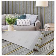 1 Roll, Self-Adhesive Removable Wood Grain Wallpaper, Waterproof Vinyl, Decorative Wall Mural, Suitable For Living Room, Bedroom, Home Decor, 950*45cm/374*17.71inch Wall Paper Wall Stickers Room Decor Wall Decor Kitchen Living Room Decor