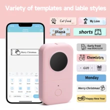 Phomemo 1 Label Maker With 1 Roll Of 12x40mm (0.47in X 1.57in) White Thermal Label Tape - D30 Portable Wireless Label Printer, Handheld, Thermal Printer With No Ink, 203dpi High Resolution Printing, Supports 6/12/14/15mm (0.24in/0.47in/0.55in/0.59in) Thermal Labels, Rechargeable Label Maker With Built-In 1200mAh Durable Battery. - Black - View 4