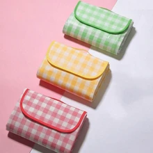 2pcs Waterproof Thick Portable Picnic Mat, Outdoor Camping Ground Mat, Beach Moisture-Proof Mat, Portable Picnic Bag For Camping Outdoors Summertime