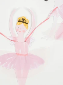 1 set - Bandera de bailarina rosa, guirnaldas colgantes de bailarinas, guirnaldas con lazos, decoraciones para fiesta de cumpleaños, guirnalda con tema de ballet, decoración para fiesta de boda, decoración para baby shower, decoración interior y exterior, decoración navideña