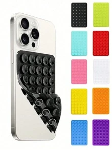 1 pezzo Supporto per telefono con ventosa a presa forte in silicone a forma di polpo, porta telefono con ventosa su entrambi i lati, accessorio per telefono a mani libere, compatibile con e telefoni Android, regalo per compleanni, famiglia e amici, supporto per telefono