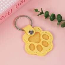 1 件宠物掉毛收纳钥匙扣，猫狗毛发收纳袋，皮革宠物毛发收纳包 - 彩色 - 查看 5