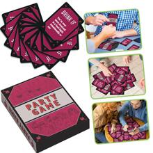 Party Game Drink If Adult Party Entertainment Wine Table Game Cards Multi-Person Party Team Building Toys Drinking Props Game Cards Perfect Game Night For Family And Friends Thanksgiving, Halloween And Christmas Party Gifts 21st Birthday Gifts