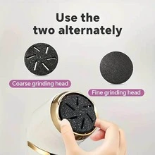 Juego recargable portátil para eliminar callosidades en los pies - Herramienta de cuidado profesional de los pies, pantalla LCD, resistente al agua IPX6, para piel seca, áspera y agrietada, regalo del Día del Padre, Cuidado profesional de los pies | Cuidado moderno de los pies, Herramienta de cuidado de los pies - Multicolor - Ver 7