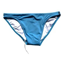 Men's Slim Swim Trunks 3cm Side Slip Bold Modern Diandrher Summer - Turquoise - View 5