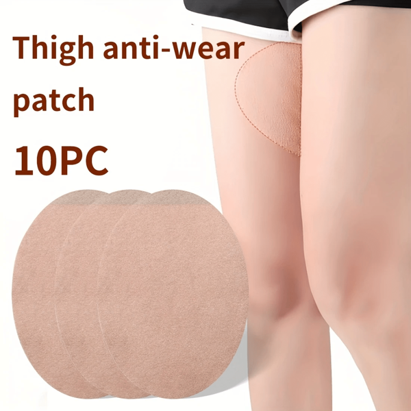 10pcs Thigh Chafe Guards, Anti-Chafing Thigh Bands, Summer Men And Women Anti-Friction, Female Inner Thigh And Calf Protection Thigh Patches