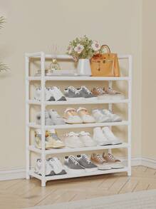 1 pieza Estantería para zapatos independiente de fácil instalación, sin necesidad de taladrar, organizador de almacenamiento de zapatos sencillo