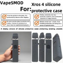 VapeSMOD 多色硅胶保护壳适用于 XROS 4，防滑防摔全软壳保护套，硅胶套 - 彩色 - 查看 2