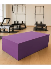 Yoga Pilates Block 10 X 20 X 7.5cm Physical Therapy Stretching Brick - tử đinh hương - Xem 5
