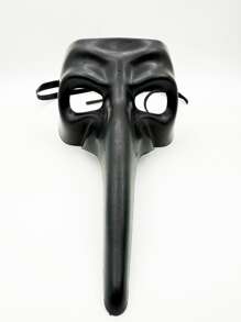 Máscara de Médico com Bico Longo de Praga, Fantasia de Halloween Festa Punk Plástico Adereços Cosplay Presente, Máscara Assustadora para Casa Mal-Assombrada e Sala de Fuga