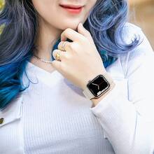 1pc Sport Silicone Strap Compatible With Apple Watch Band 40mm 42mm 41mm 38mm 44mm 46mm 45mm 49mm Men/Women,Bracelet Wristband Compatible With IWatch Series 10/9/8/7/6 5/4/3/SE/2nd Generation/Ultra/2,Smart Watch Accessories Bright Colors Suitable More People - Colorful Printing - View 5