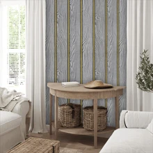 1 Roll, Self-Adhesive Removable Wood Grain Wallpaper, Waterproof Vinyl, Decorative Wall Mural, Suitable For Living Room, Bedroom, Home Decor, 950*45cm/374*17.71inch Wall Paper Wall Stickers Room Decor Wall Decor Kitchen Living Room Decor