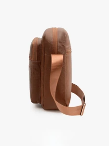 Torba męska, torba na ramię, torba męska, torba typu cross-body, torba ze skóry PU, torba biznesowa - Wielokolorowe - Zobacz 11