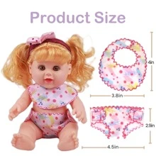 12pcs Magic Baby Dolls Mini Milk Bottles, Bottle And Juice Bottle Set, Magical Baby Doll Bottle Toy Set, Panda Sticker Milk Bottle & Juice Bottle Dolls, Disappearing Liquid, Strange Milk & Juice Bottles, Disappearing Doll Magic Bottle Children Toys, Suitable As Doll Accessories (Random Accessory Color)