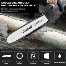 Kit Rotomartillo Y Esmeriladora Angular Inalámbrica 21v - Azul - Ver 11