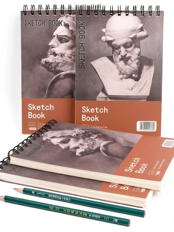 1 Sketchbook, Watercolor Paper, Top Spiral Bound Sketchboard, 1 Pack Of 60 Sheets, Acid Free Art Sketchbook, Art Drawing Writing Paper, High-Quality Sketch Notebook,Back To School,School Supplies