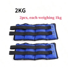 Sacos de arena ajustables de 1-6 kg para muñecas y tobillos para entrenamiento de fuerza en el gimnasio