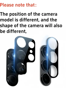 5in1 3pcs Screen Protector Tempered Glass With 2pcs Camera Protection Film, Waterproof, Fingerprint Resistant, Drop Resistant, Scratch Resistant, Scratch Resistant Compatible With Samsung Galaxy Case Friendly And Scratch Resistant Shell Friendly Easy To Paste And Install