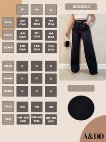 Women Pants - 黑色 - 查看 6