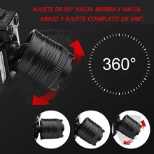 2 Pza/1 Pza Lámpara de Cabeza USB recargable, Lampara de Cabeza de Inducción LED, Linterna Frontal Recargable y Impermeable con 5 Modos, 360 Grados Ajustables para Cámping, Montañismo, Correr, Ciclismo,etc - Negro - Ver 4