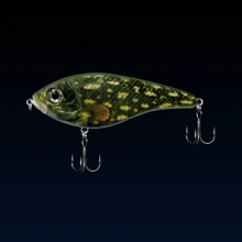 1pc Slow Sinking Jerkbait Noisy Rattle Beads VIB Lure For Pike, 11.5cm/4.52in, 36g/1.27oz, Exquisite Craftsmanship, Multi-Color