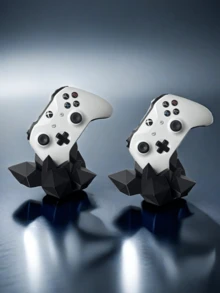 水晶形视频游戏控制器展示架 - 彩色 - 查看 23