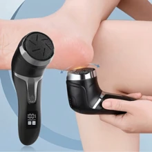 Juego recargable portátil para eliminar callosidades en los pies - Herramienta de cuidado profesional de los pies, pantalla LCD, resistente al agua IPX6, para piel seca, áspera y agrietada, regalo del Día del Padre, Cuidado profesional de los pies | Cuidado moderno de los pies, Herramienta de cuidado de los pies - Multicolor - Ver 15