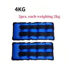 Sacos de arena ajustables de 1-6 kg para muñecas y tobillos para entrenamiento de fuerza en el gimnasio