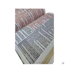 Biblia Sagrada Letra Grande Com Harpa E Courinhos Palavras De Jesus  Em Vermelho (TIJOLINHO FLORAL ROXA) - Livro único - Visão 4
