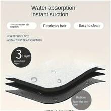 1pc Customized Simple Diatomite Pet Mat, Spill-Proof For Cats And Dogs, Dirt-Resistant And Anti-Slip, Water-Absorbent And Easy To Clean Household Floor Mat