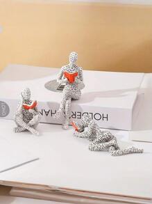 1pc Artistic Text Book Decoration - Can Be Used As Decor For Library, Study Room, Bedroom, Or As A Housewarming/Birthday Gift For Friends And Classmates