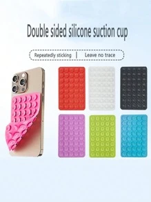 1 pezzo Supporto per telefono con ventosa a presa forte in silicone a forma di polpo, porta telefono con ventosa su entrambi i lati, accessorio per telefono a mani libere, compatibile con e telefoni Android, regalo per compleanni, famiglia e amici, supporto per telefono