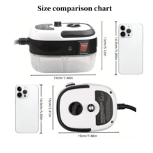 ESUPER Portable Handheld Steam Cleaner With Brush Heads, High Pressure Steam Cleaner For Kitchen And Bathroom - White - View 4