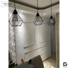 Boiserie Eva Frame Self-Adhesive Earth 2.5cmx8mm 3 Meters - White - View 6