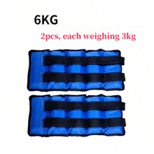 Sacos de arena ajustables de 1-6 kg para muñecas y tobillos para entrenamiento de fuerza en el gimnasio