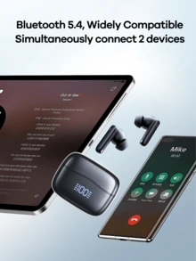 Remax 无线蓝牙耳机，无线立体声耳机，迷你耳机，舒适耳机，耳机设计，紫色，主动降噪，送给爱人的礼物 - CozyPods JZ01-多色 - 查看 9