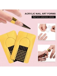 Acrylic Nail Kit : Nail Kit Acrylic Set For Beginners With Everything Acrylic Powder &  Acrylic Liquid Set With Nail Brush Nail Forms Tools Extension Nail Kit - 彩色 - 查看 9
