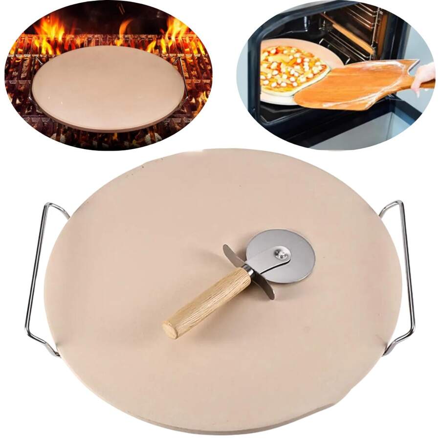 Forma Refratária Pizza Pedra Churrasqueira Forno