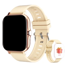 1pc Silicone Band Smart Watch With Wireless Calling, Step Tracker, Calorie Counter, Multi-Sport Modes, Remote Camera, Music Control, Alarm, Notification, 1.83" Full Touch Screen Compatible With Smartphones, Upgraded Version Suitable As A Gift